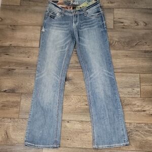 Adiktd Light Blue Boot Cut Jeans